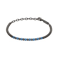 Bracciale Breil Uomo B Fence in Acciaio Turchese TJ3139 - TJ3139